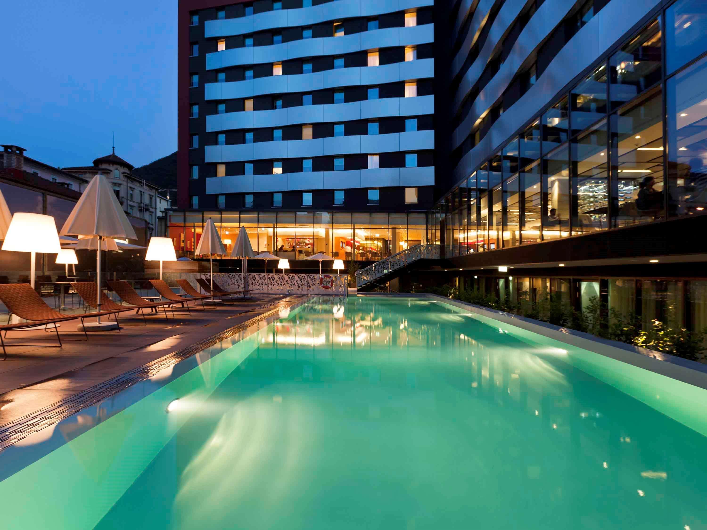 Novotel Lugano Paradiso Esterno foto